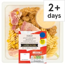 Tesco Spicy Chicken Buffalo Caesar Salad Smoked Bacon Limited Edition 280g