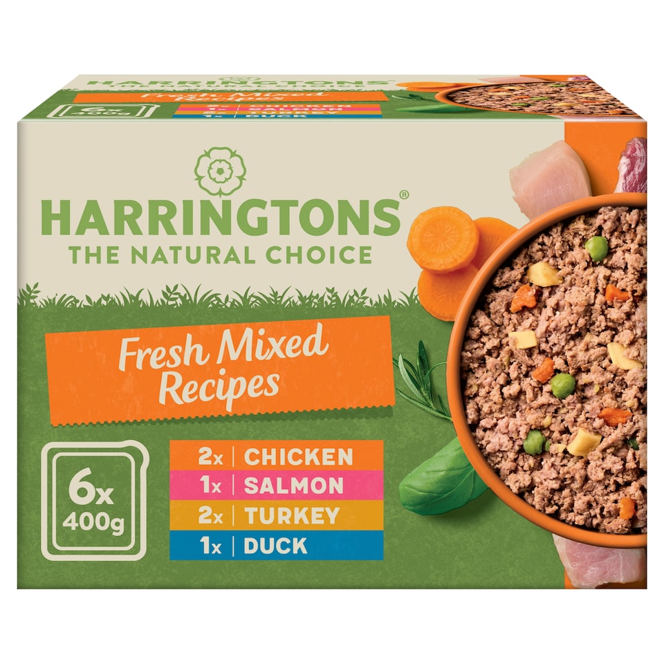 image 1 of Harringtons Adult Dog Mixed Selection Box 6X400g