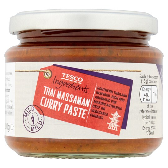 Tesco Ingredients Thai Masaman Curry Paste 200G Tesco Groceries