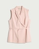 image 4 of F&F Lyocell Blend Belted Co-ord Waistcoat in Pink