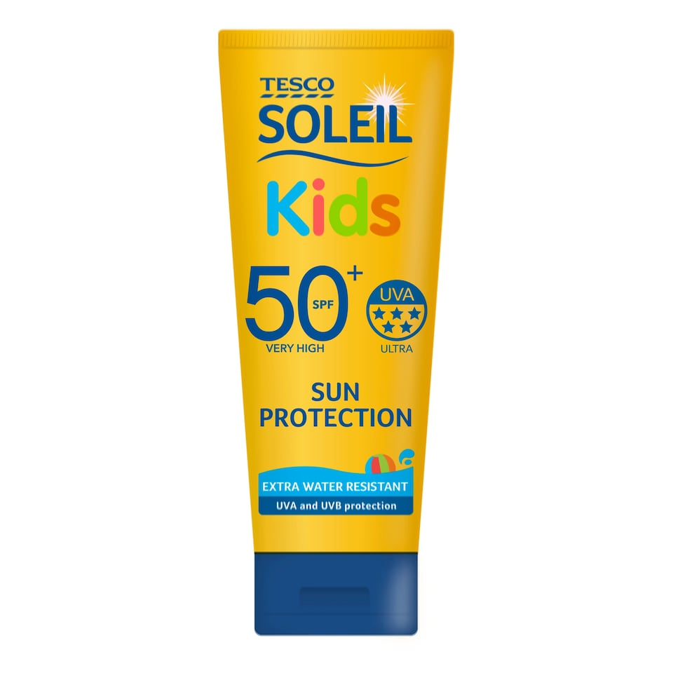 image 1 of Tesco Soleil Kids Sun Lotion Spf 50 75Ml