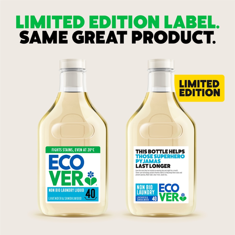 image 1 of Ecover Non Bio Concentrated Laundry Liquid 1.43Litre 40 Wash