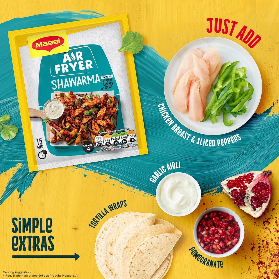 image 1 of Maggi Air Fryer Shawarma 25g 