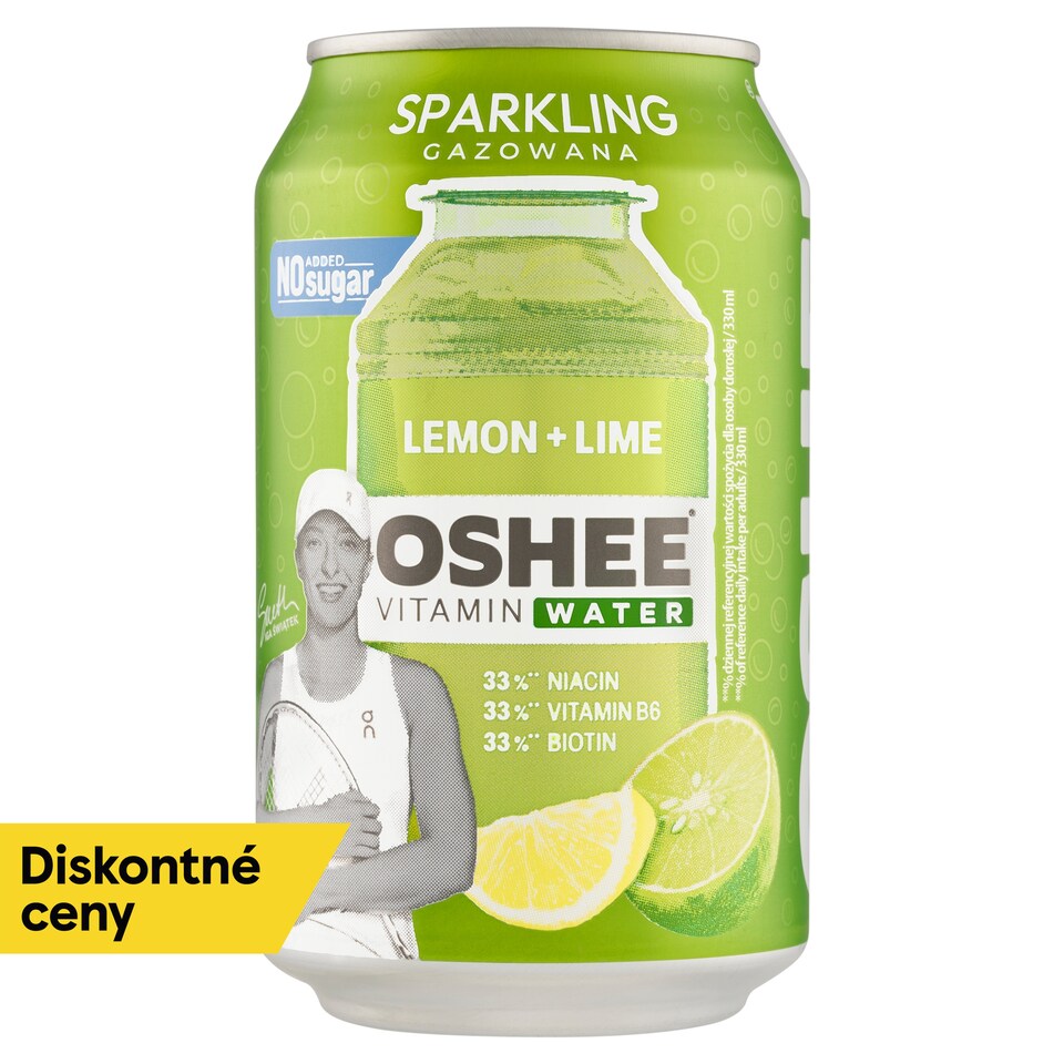 image 1 of Oshee Vitamin Water Carbonated Non-Alcoholic Drink with Lemon and Lime Flavor 330 ml
