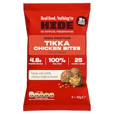 HIDE High Protein Tikka Chicken & Red Pepper Bites 5x32g
