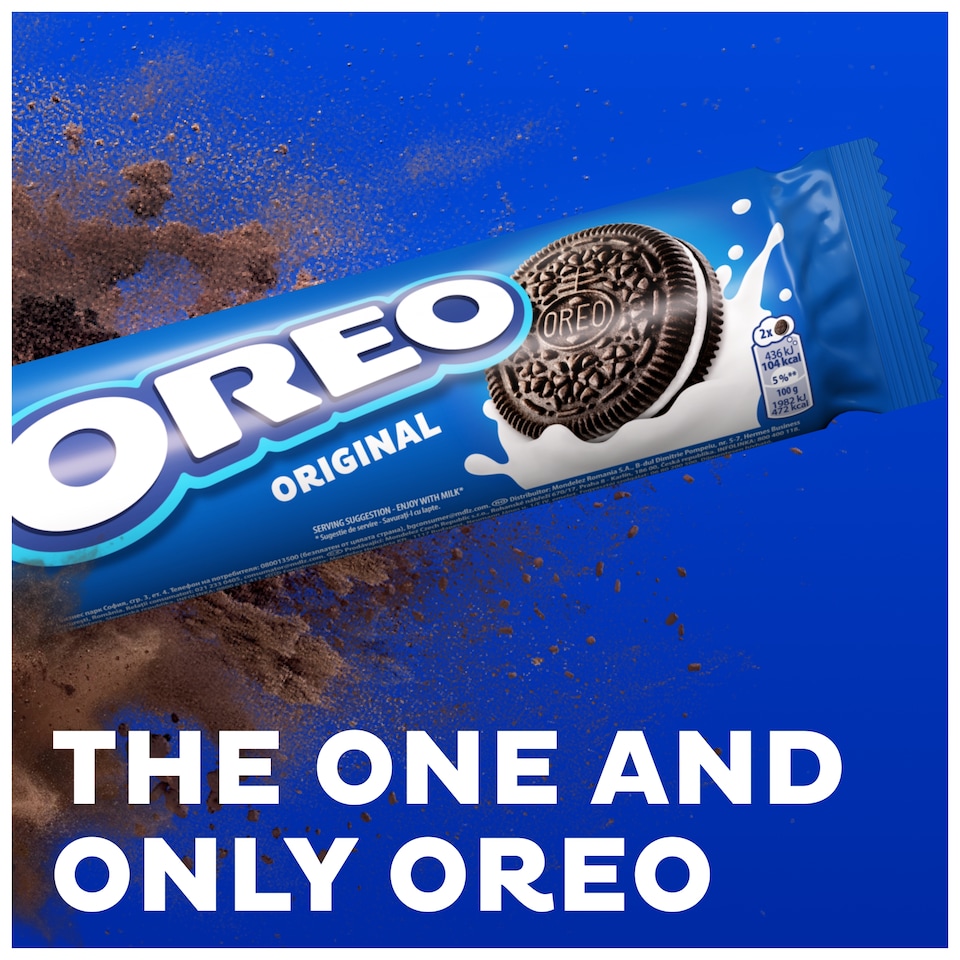 image 1 of Oreo Vanilla Cookie Chocolate Sandwich Biscuits 154G