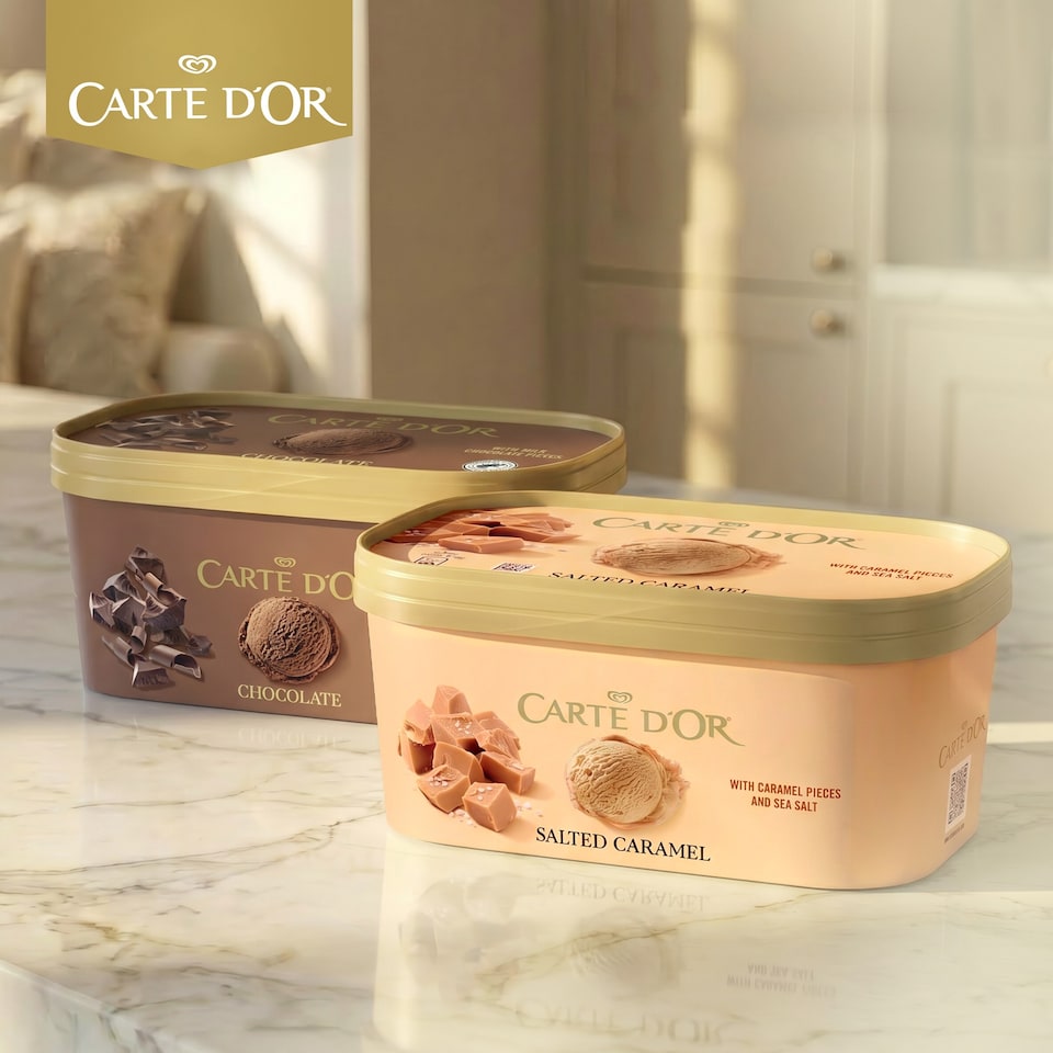 image 1 of Carte D'or Salted Caramel Ice Cream Tub 900ml