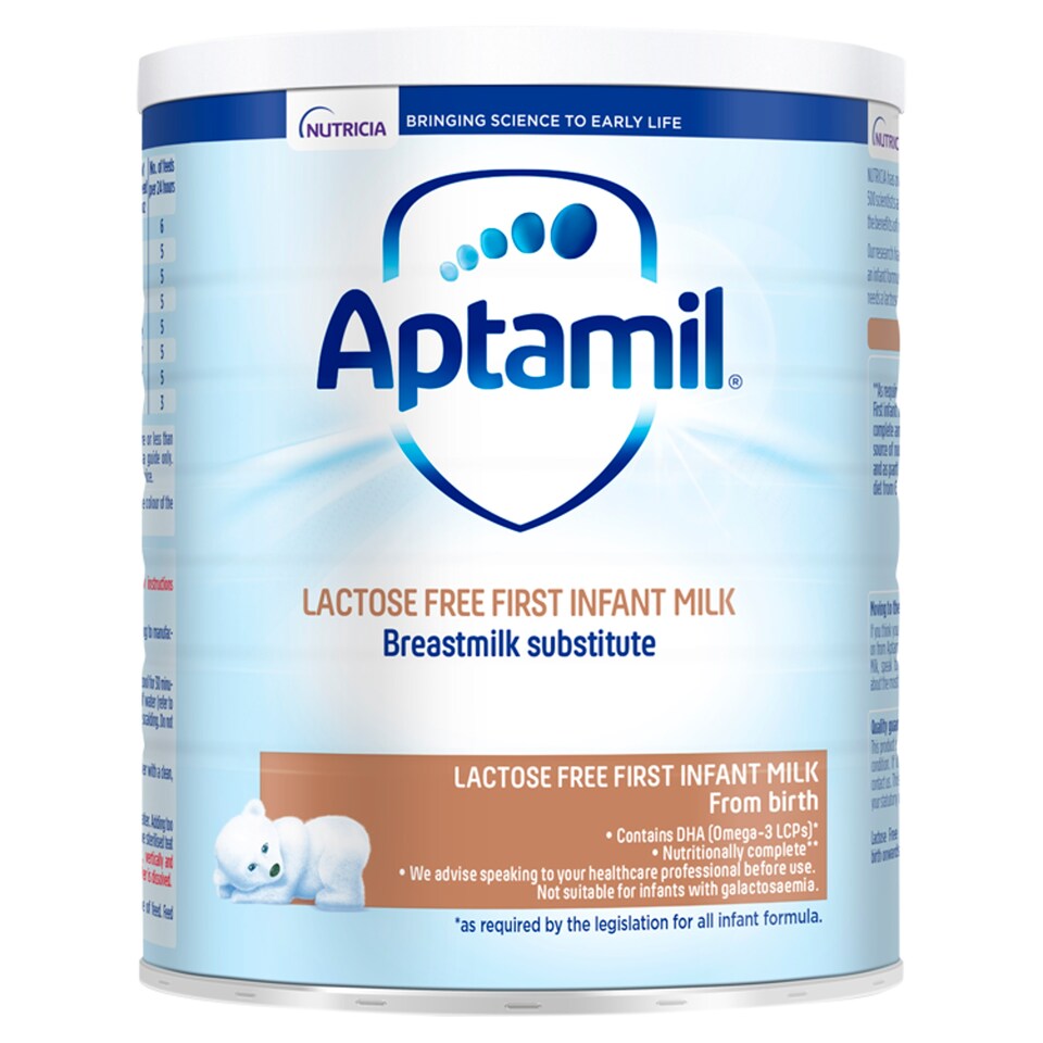 image 1 of Aptamil Lactose Free Baby Milk Formula Powder from Birth 400g