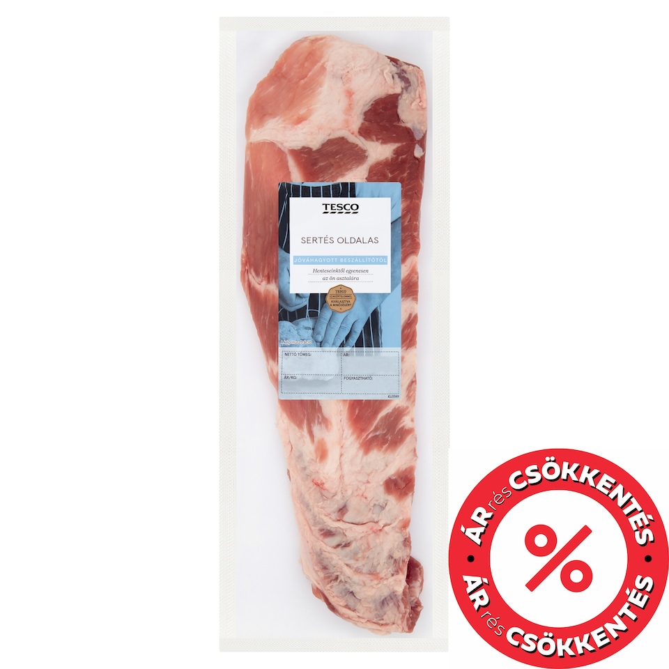 Tesco darabolt sertés oldalas