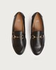 image 2 of F&F Faux Leather Penny Trim Loafers in Black