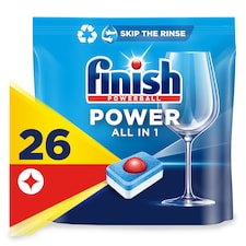 Finish Powerball All in One Lemon 26 Dishwasher Tablets 416g