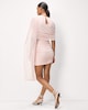 image 4 of F&F Ruched Draped Mini Dress in Pink