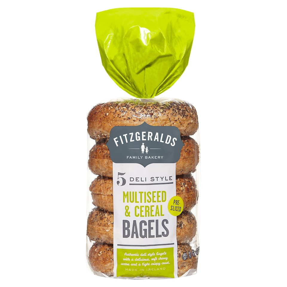 Fitzgeralds Multiseed & Cereal Bagels 425G
