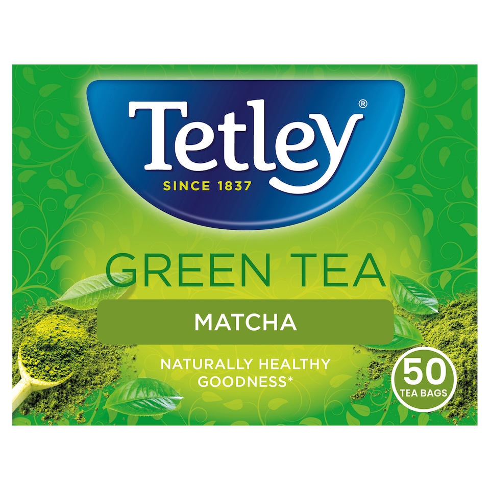 Tetley Green Tea Matcha 50 Tea Bags 105g