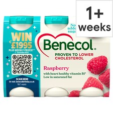 Benecol Raspberry No Added Sugar 6 x 67.5g