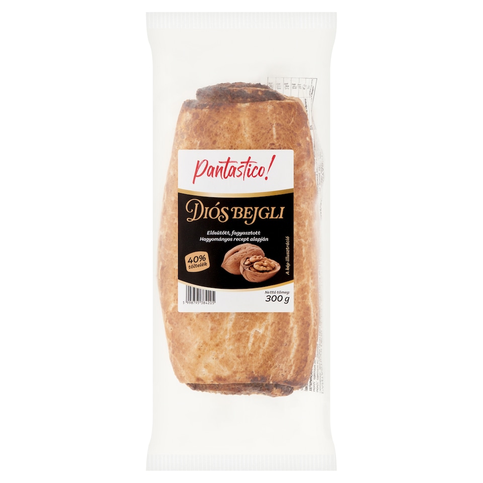Pantastico! fagyasztott elősütött diós bejgli 300 g