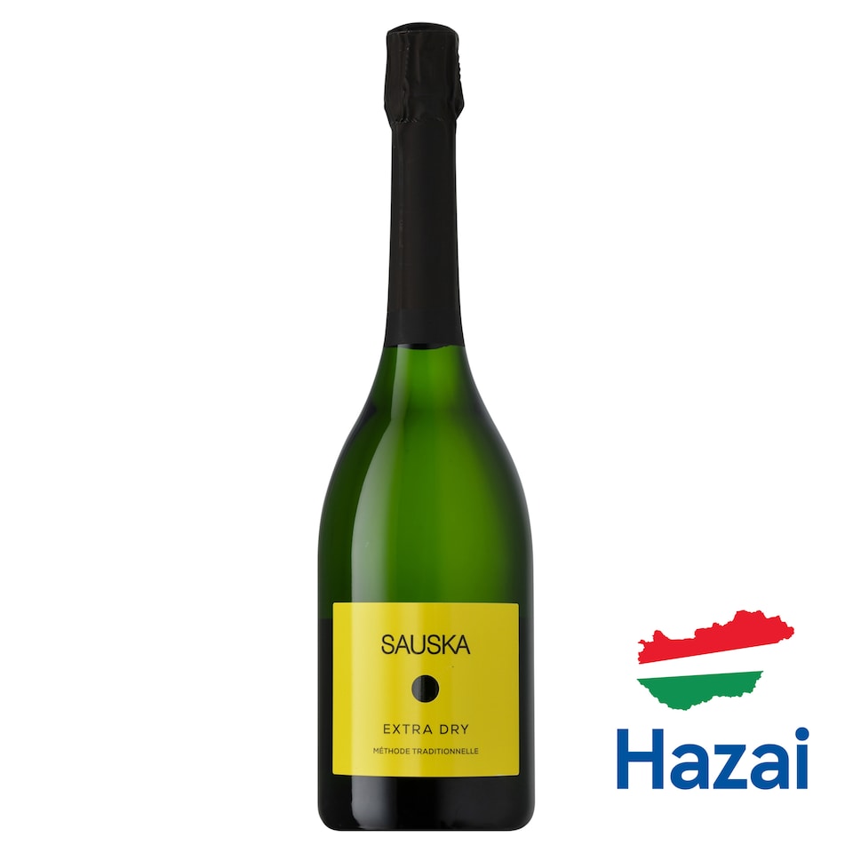 Sauska Extra Dry száraz fehér pezsgő 12,5% 0,75 l