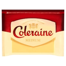 Coleraine Medium Cheddar Cheese 350 G