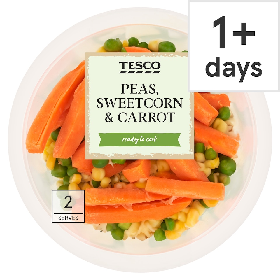 Tesco Peas, Sweetcorn & Carrot 395g