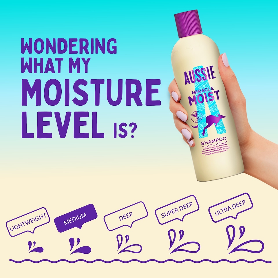 image 1 of Aussie Miracle Moist Shampoo 250ml