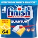 image 1 of Finish Quantum All In One Lemon 64s Dishwasher Tablets 665.6g