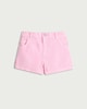 image 4 of F&F Girls Pure Cotton Denim Shorts in Pink