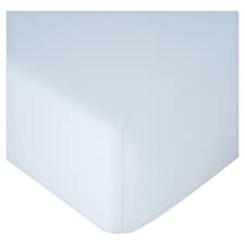 F&F Home 100% Cotton Blue Fitted Sheet Super King
