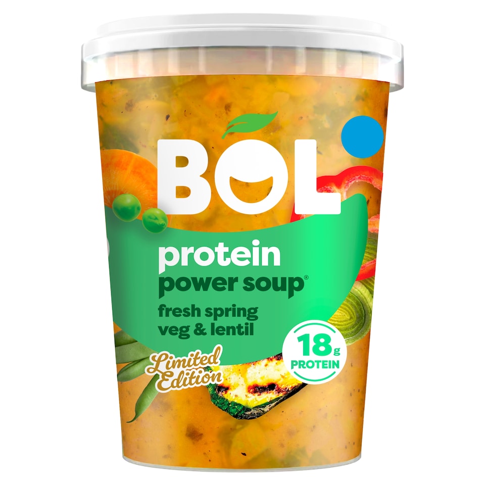 image 1 of BOL Fresh Spring Veg & Lentil Power Soup 600g