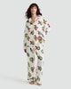 image 2 of The Grinch Wreath Print Shirt and Trousers Pyjamas in Stone