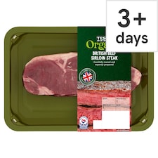 Tesco Organic Beef Sirloin Steak