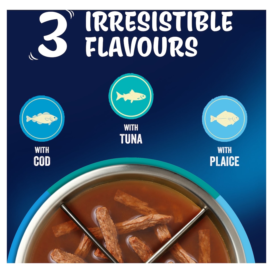 image 1 of FELIX Soup Tender Strips Fish Selection Wet Cat Food 6x48g