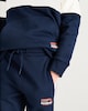 image 3 of F&F Boys 2-Piece Cotton Rich Colour Block Sweatshirt and Joggers Set in Navy