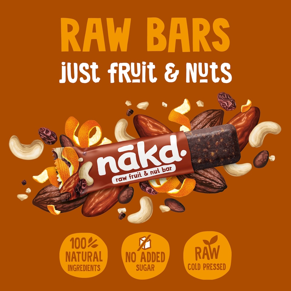 image 1 of Nakd Cocoa Orange Gluten Free Bar 35G