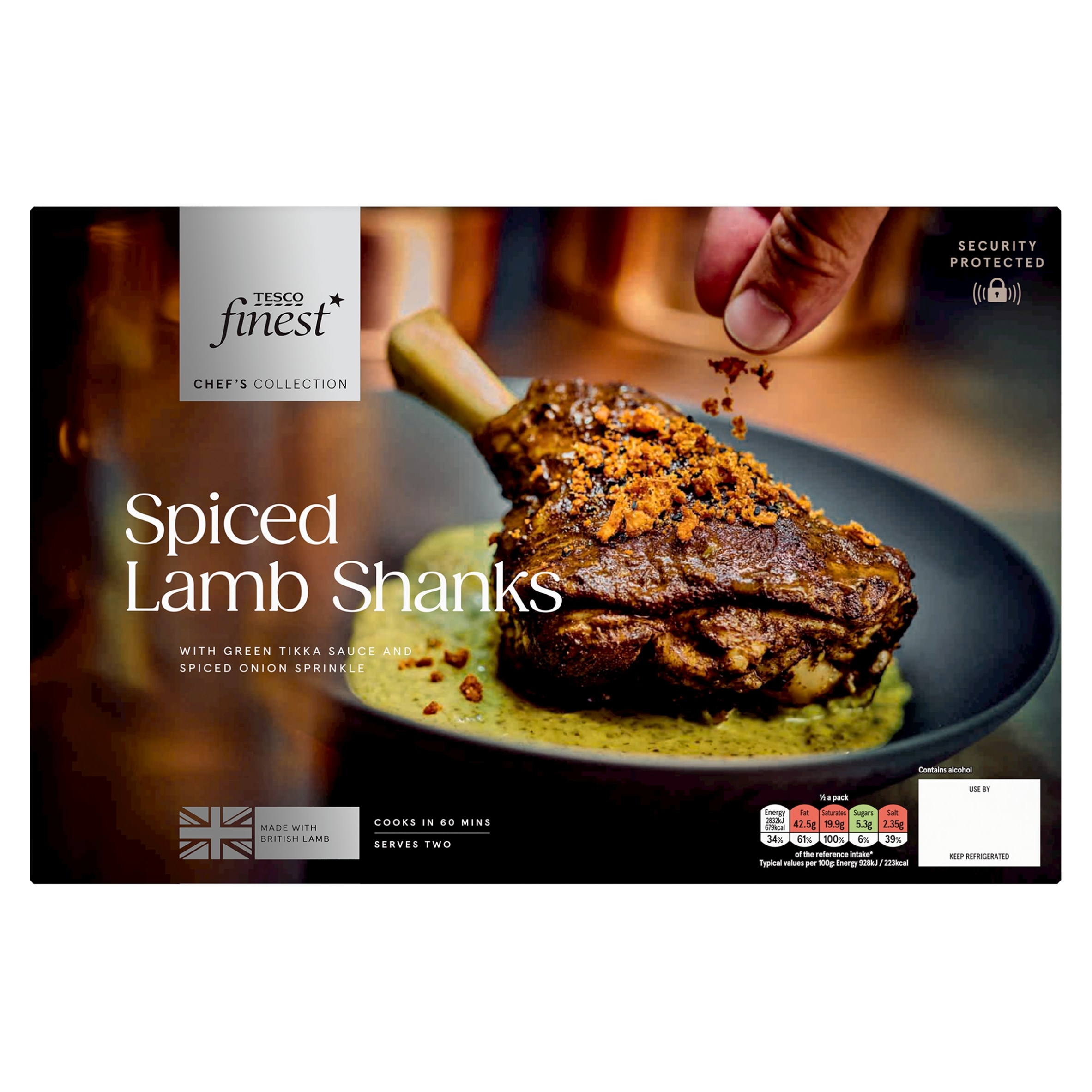 Tesco Finest Chef's Collection Spiced Lamb Shanks 995g