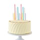 image 2 of Ginger Ray Rainbow 12 Pack Patterned Candles