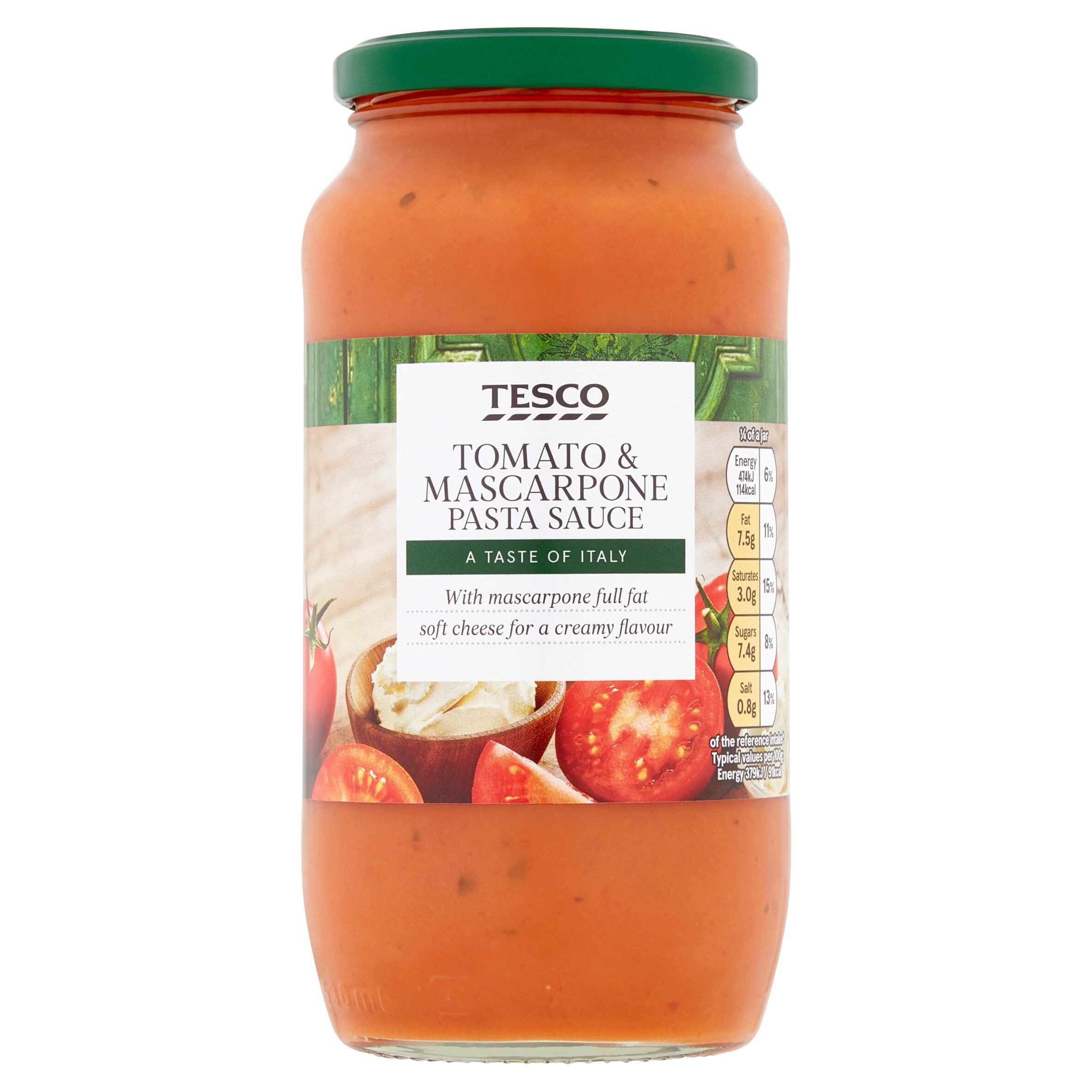 Tesco Tomato Mascarpone Pasta Sauce 