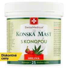 SwissMedicus Konská masť Warming Ointment with Hemp 250 ml