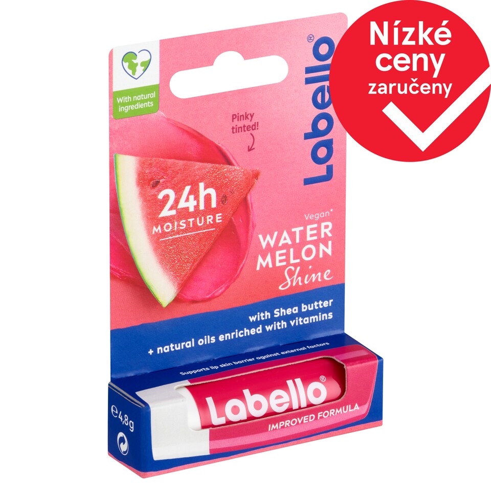 Labello Watermelon Shine Tónovací balzám na rty 4,8g