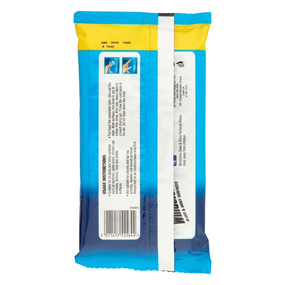 image 1 of Windolene Glass Wipes 30Pk