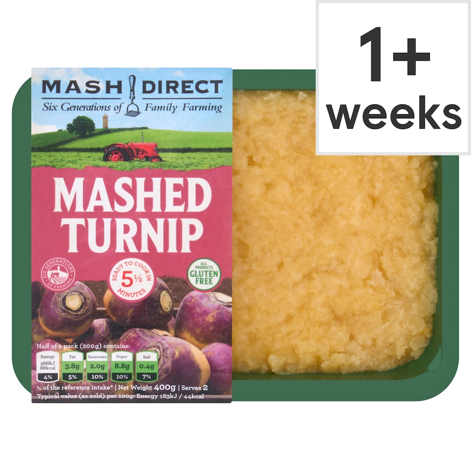 Mash Direct Mashed Turnip 400G