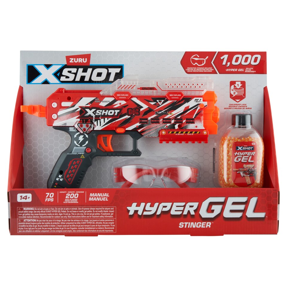 Zuru X-Shot Hyper Gel pištoľ