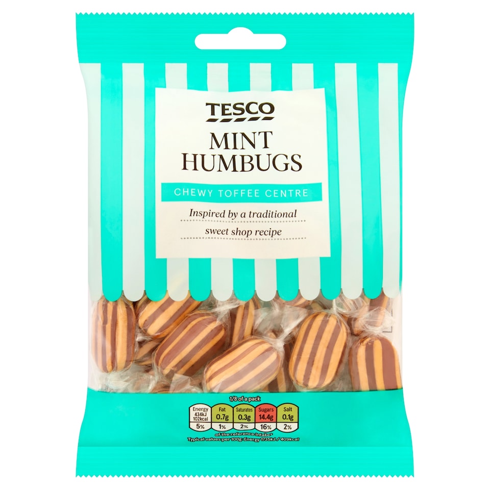 Tesco Mint Humbugs 200G
