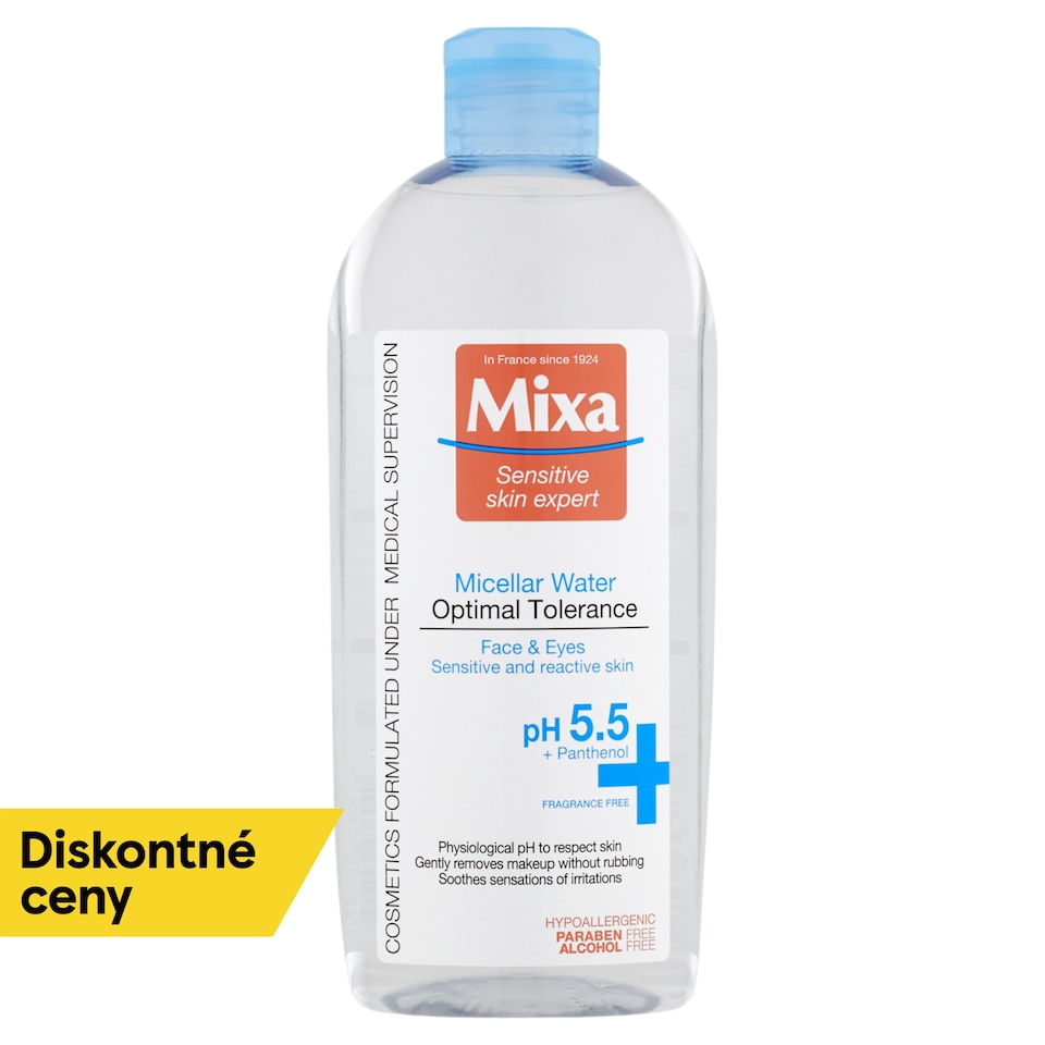 MIXA Optimal Tolerance Micellar Water for sensitive skin, 400 ml