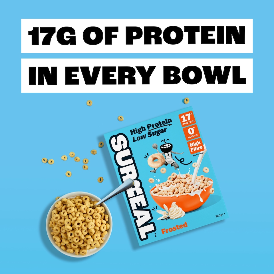 image 1 of Surreal Frosted High  Protein Cereal 240g