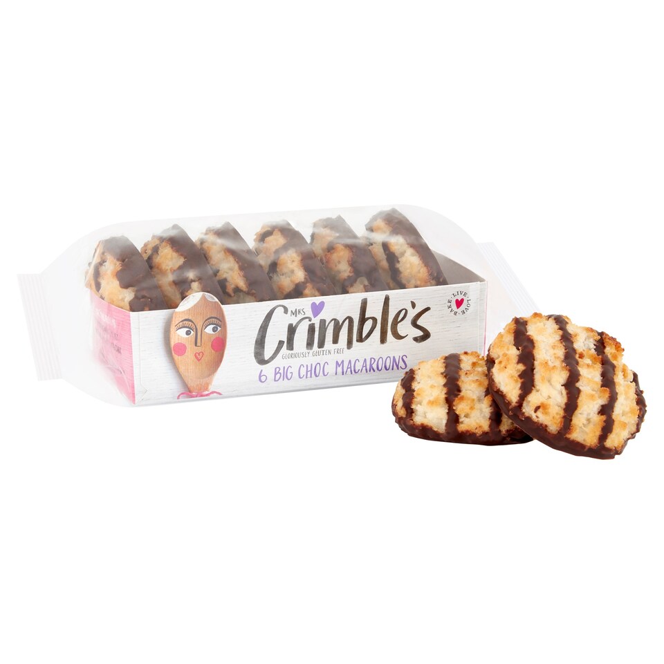 image 1 of Mrs Crimble's Chocolate Macaroons 6 Pack