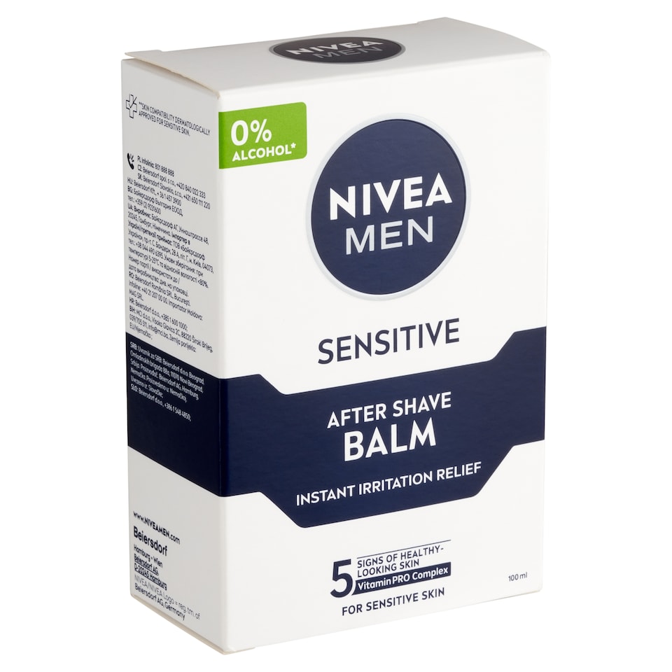 NIVEA MEN Sensitive after shave balzsam 100 ml  1. kép