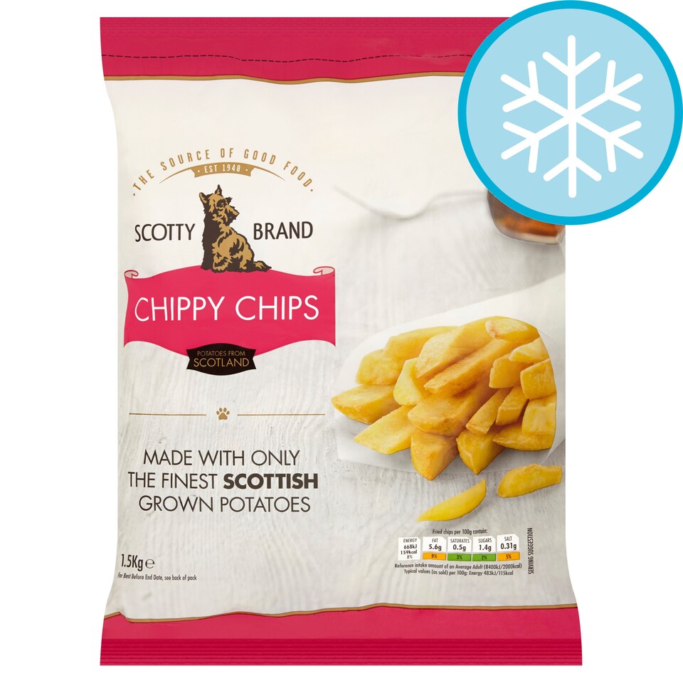 Scotty Brand Chippy Chips 1.5Kg