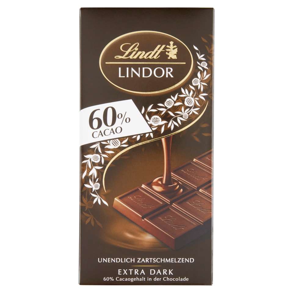 Obrázek 1 pro produkt Lindt Lindor Hořká čokoláda s jemnou náplní 100g