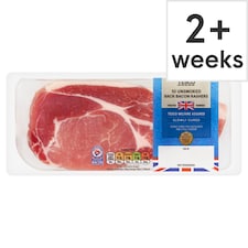 Tesco British Unsmoked Back Bacon Rashers 300g
