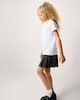 image 2 of F&F School Girls 5-Pack Pure Cotton Regular Fit Polo Shirts in White